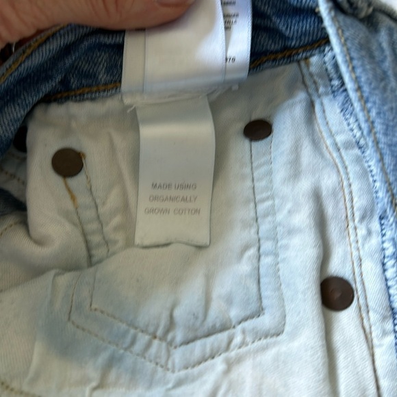 AGOLDE Riley High Rise Straight Crop Jean Size 27 in volt - Picture 11 of 13